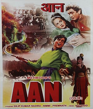 Aan (1952) movie poster