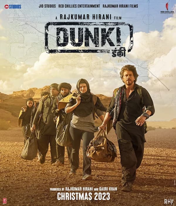 Dunki movie poster