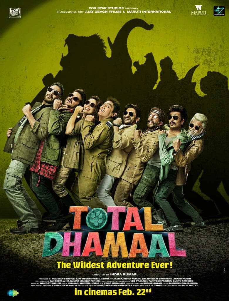 Total Dhamaal movie poster