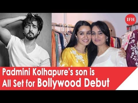 Actress Padmini Kolhapure's Son Priyaank Sharma Is All Set For His Bollywood Debut