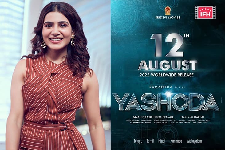 Samantha Ruth Prabhu’s Science Fiction Thriller Yashoda To Release This August